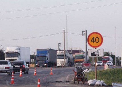 С 19 февраля на путепроводе Бугач в Красноярске изменится скоростной режим