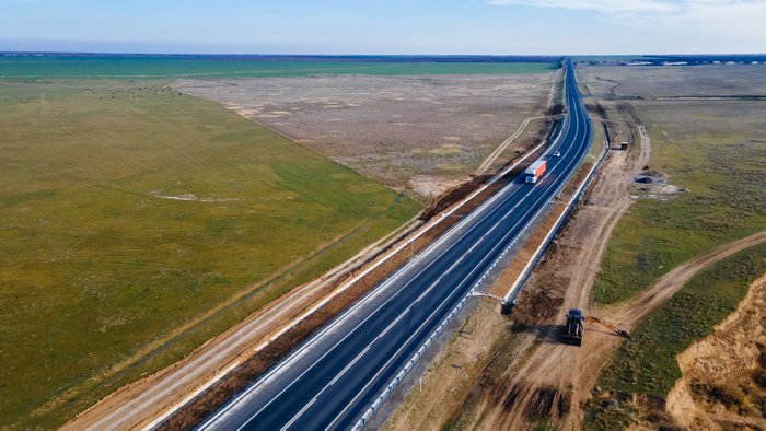 Завершен капремонт 12 км трассы Р-216 на границе Ставрополья и Калмыкии