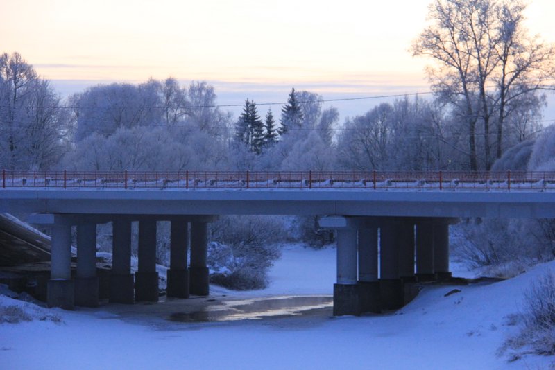 Реконструкция моста через Шую в Карелии выполнена на 80 %