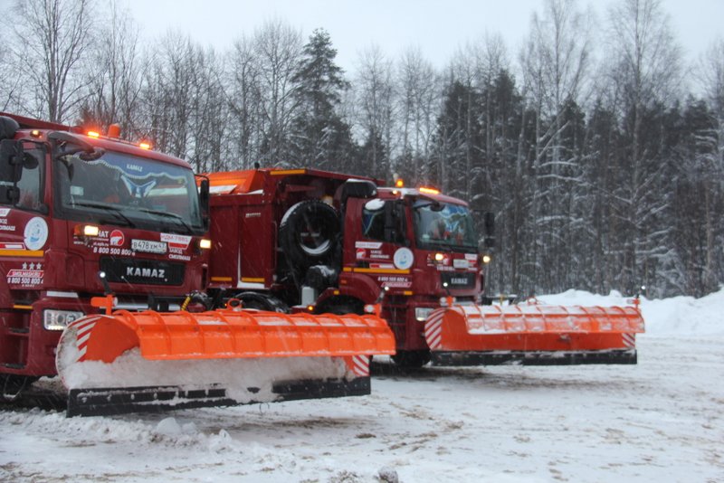 Последствия снегопада на федеральных трассах в Хабаровском крае устраняют 73 единицы техники