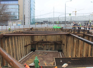 На Московско-Дунайской развязке в Петербурге началась строительство подземных переходов