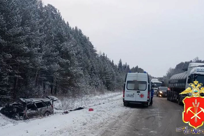 Двое взрослых и ребенок погибли в аварии на трассе Р-255 Сибирь в Кузбассе