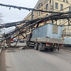 Участок улицы Салова в Петербурге перекрыт