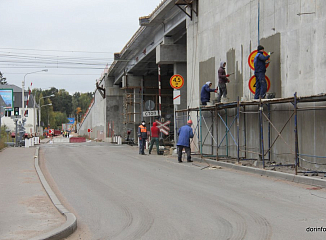 Готовность нового Синего моста в Калуге составляет 50 %