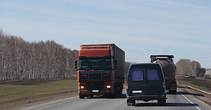 На трассе Р-254 Иртыш в Курганской области вновь ограничено движение большегрузов