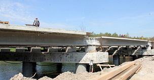 Новый мост через реку Черный Урюм в Сбеге Забайкальского края будет готов к концу апреля