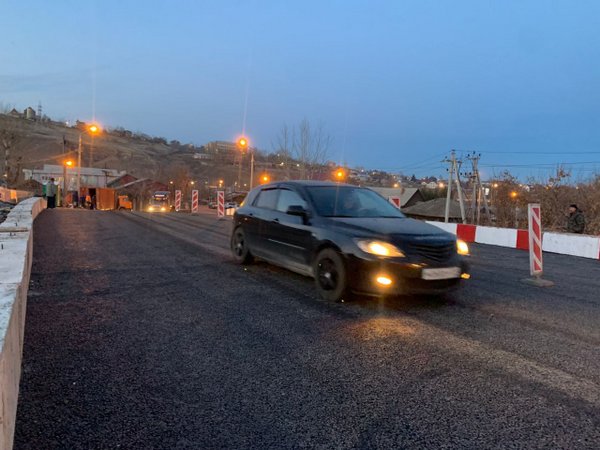 Открыли движение по мосту через реку Кача на улице Перенсона в Красноярске