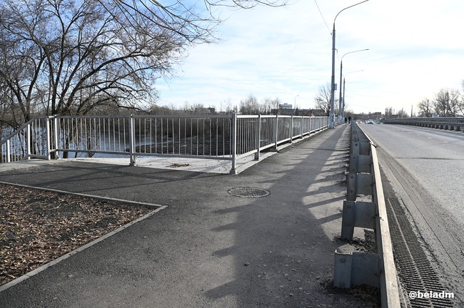В Белгороде капитально отремонтировали верховой и низовой мосты через Северский Донец