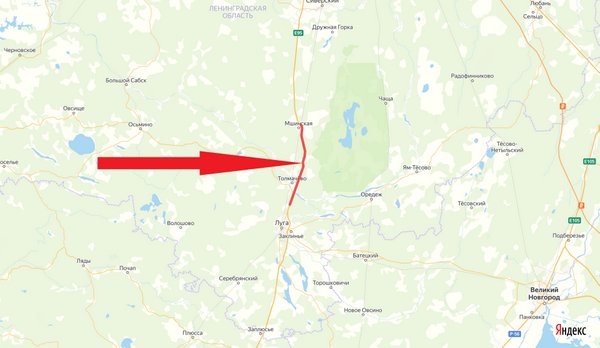 На участке трассы Р-23 в Ленобласти поэтапно вводят реверс до конца июня