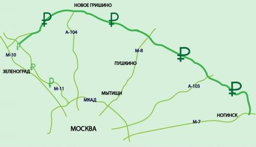 Более чем в 5 раз вырос трафик за два года на ЦКАД-3 в Подмосковье