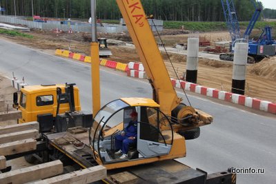 Продолжается второй этап капремонта путепровода в подмосковном Воскресенске