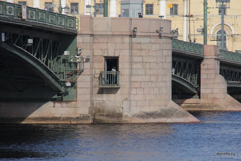 Балкон в пульте управления Дворцового моста-001.JPG