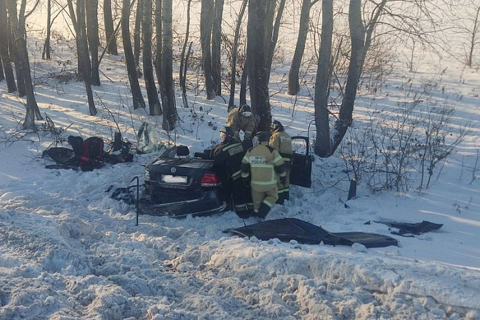 Два человека погибли в аварии на трассе Р-402 в Тюменской области