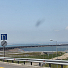 Со стороны Керчи перед Крымским мостом скопилась трехчасовая очередь из авто