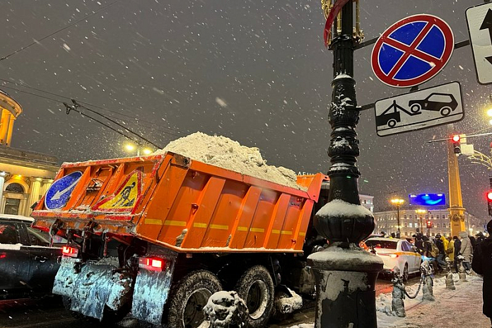 Более 1,5 млн кубометров снега приняли пункты Петербурга с начала зимы