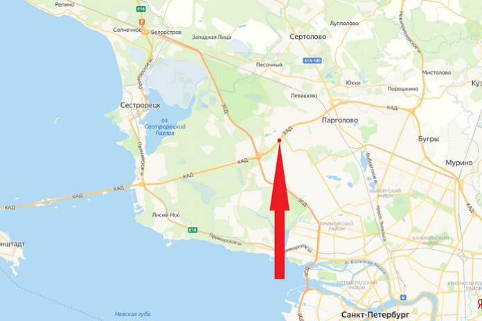 Внешнее кольцо КАД Петербурга между ЗСД и Парашютной улицей перекроют ночью 13 мая