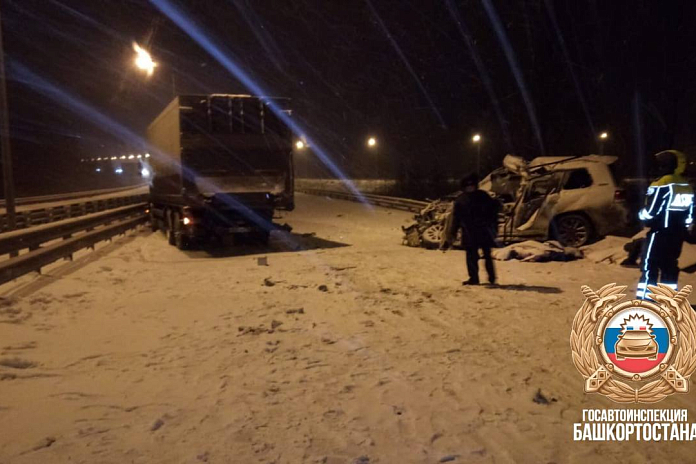 В массовой аварии на трассе в Башкирии погиб человек