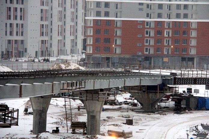 До конца года в Петербурге построят три съезда Шкиперской развязки на ЗСД