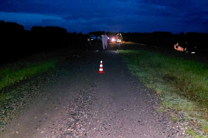 При опрокидывании иномарки в Новосибирской области погиб водитель