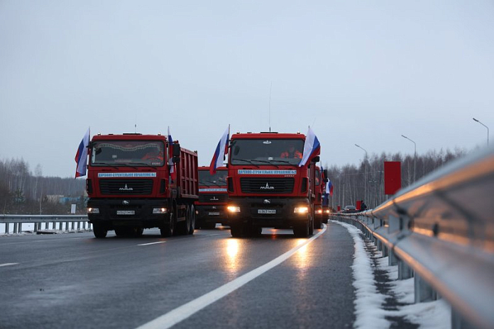 Открыли движение по новому путепроводу на трассе Р-208 в Тамбовской области