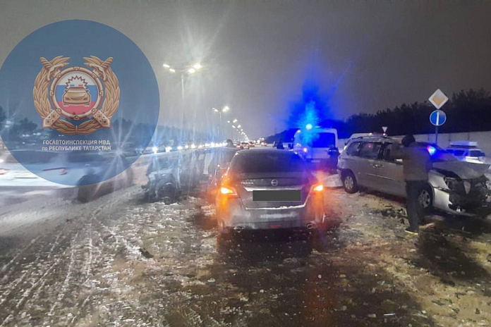 Женщина погибла в массовом ДТП на Оренбургском тракте в Казани