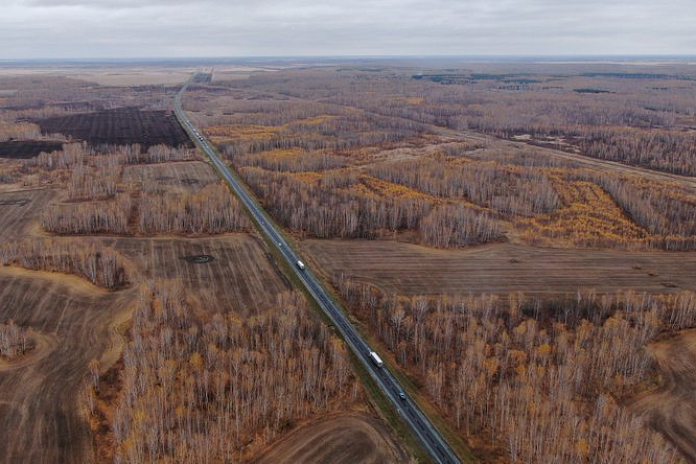 Более 140 км федеральных трасс обновили в Курганской области в 2022 году