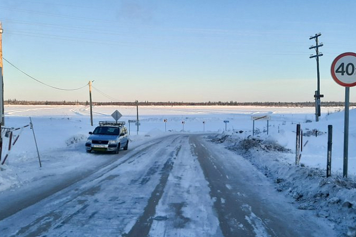 До 40 тонн увеличена грузоподъемность ледовых переправ на трассе А-331 Вилюй в Якутии