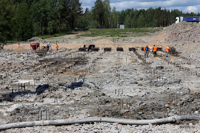 На 70 % устроены свои под опоры путепровода в Сабурово Московской области