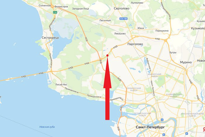 Внутреннее кольцо КАД Петербурга между ЗСД и Парашютной улицей перекроют в ночь на 26 января
