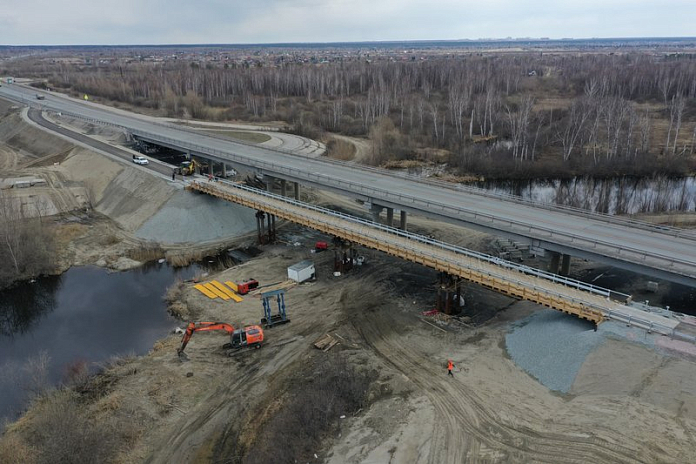 На Северном обходе Новосибирска 6 мая откроют временный объезд