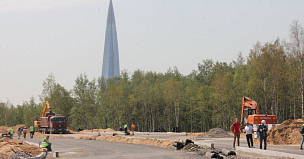 В Петербурге началось строительство магистрали М-32