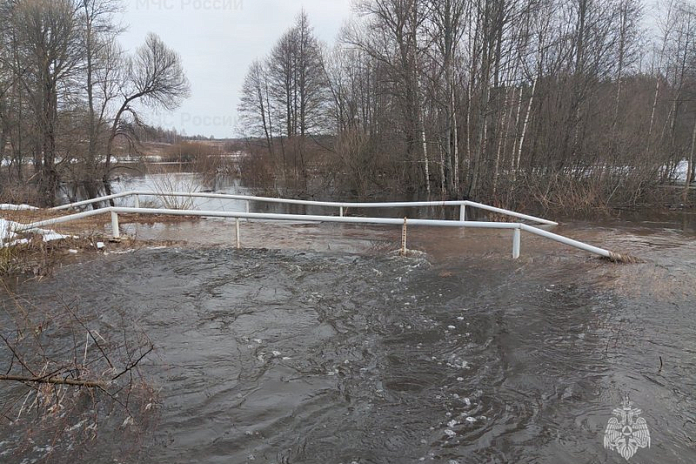 В Смоленской области подтопило две дороги и мост