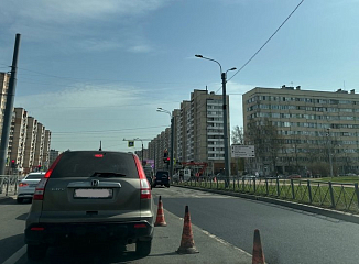 Из-за ремонта дорог в двух районах Петербурга ограничат движение с 16 мая
