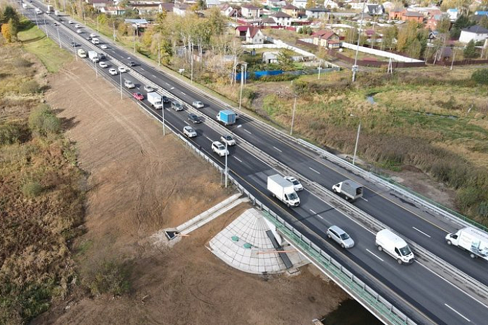 На трассе М-7 Волга в Подмосковье отремонтировали мост и путепровод