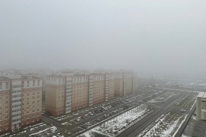 Из-за тумана ограничена видимость на трассе Р-402 в Тюменской области