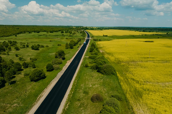 На 65 % отремонтирован участок трассы Р-132 Золотое кольцо в Смоленской области