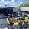Авария с грузовиком затруднила движение на трассе М-4 Дон в Ростовской области