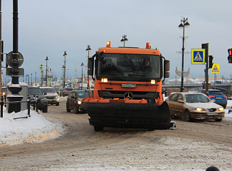 Петербург после циклона: город укутало снегом