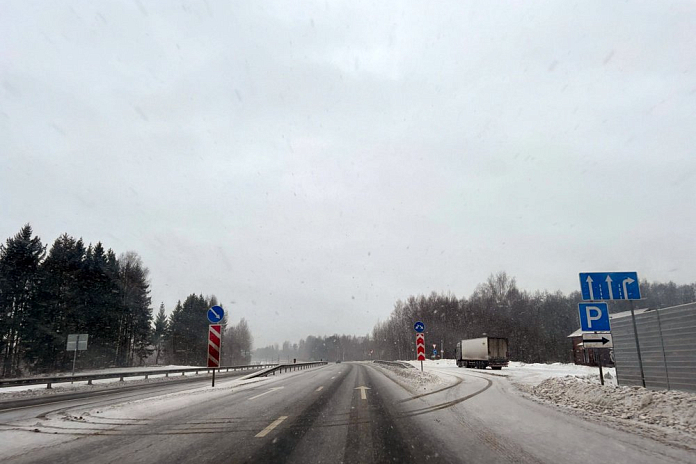 Открывают движение всего транспорта по трассе Р-21 Кола в Мурманской области