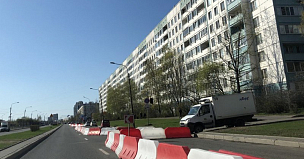 В восьми районах Петербурга ограничат движение транспорта с 9-13 мая